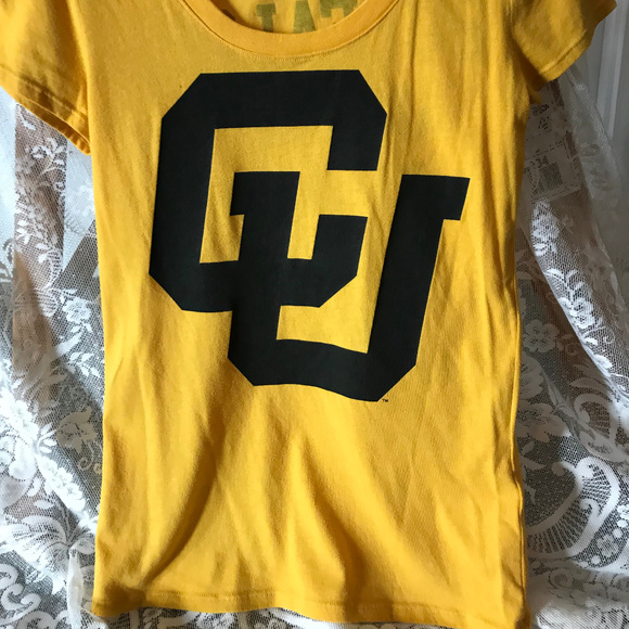 PINK Victoria's Secret Tops - VICTORIA SECRET PINK CU COLORADO BUFFALOES TSHIRT